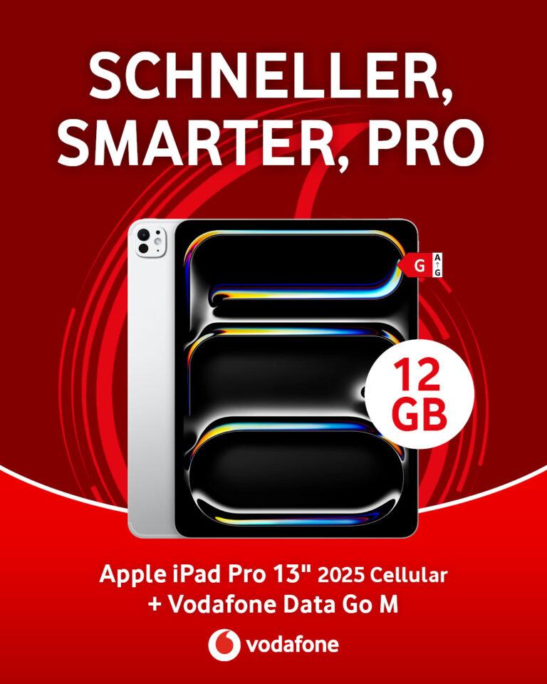 Vodafone Data Go M mit Apple iPad Pro